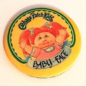 Vintage 1983 Cabbage Patch Doll Baby Face Pin